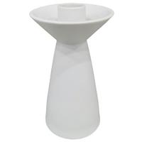 ŚWIECZNIK DA2723131-2 - biały, Basics, ceramika (9/16,1cm) - Ambia Home
