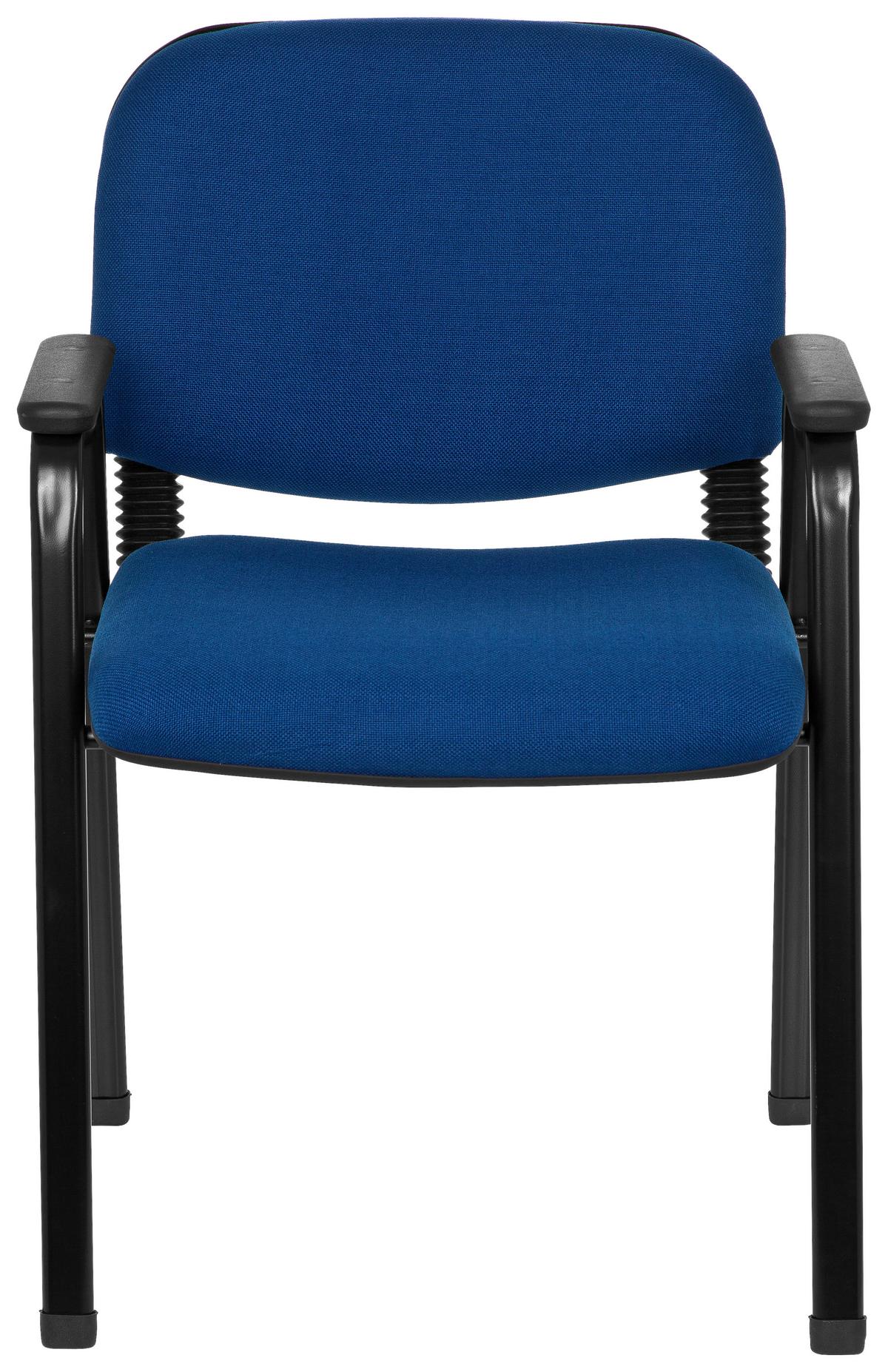 Konferenčni Stol Xt 650, Modra - modra/črna, Basics, kovina/tekstil (55/84/42cm) - MID.YOU