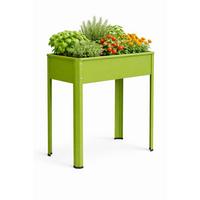 Hochbeet Vcm Hochbeet "balora L" - Grün, Modern, Metall (80/80/35cm)