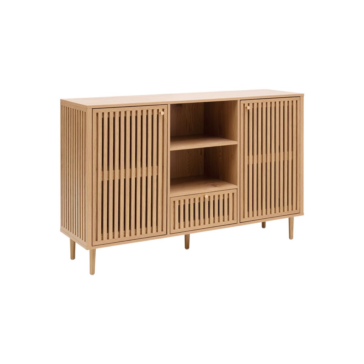 Sideboard Barcelona -Exklusiv- - Goldfarben/Naturfarben, Lifestyle, Holzwerkstoff/Papier (142,8/90/40cm) - Mömax