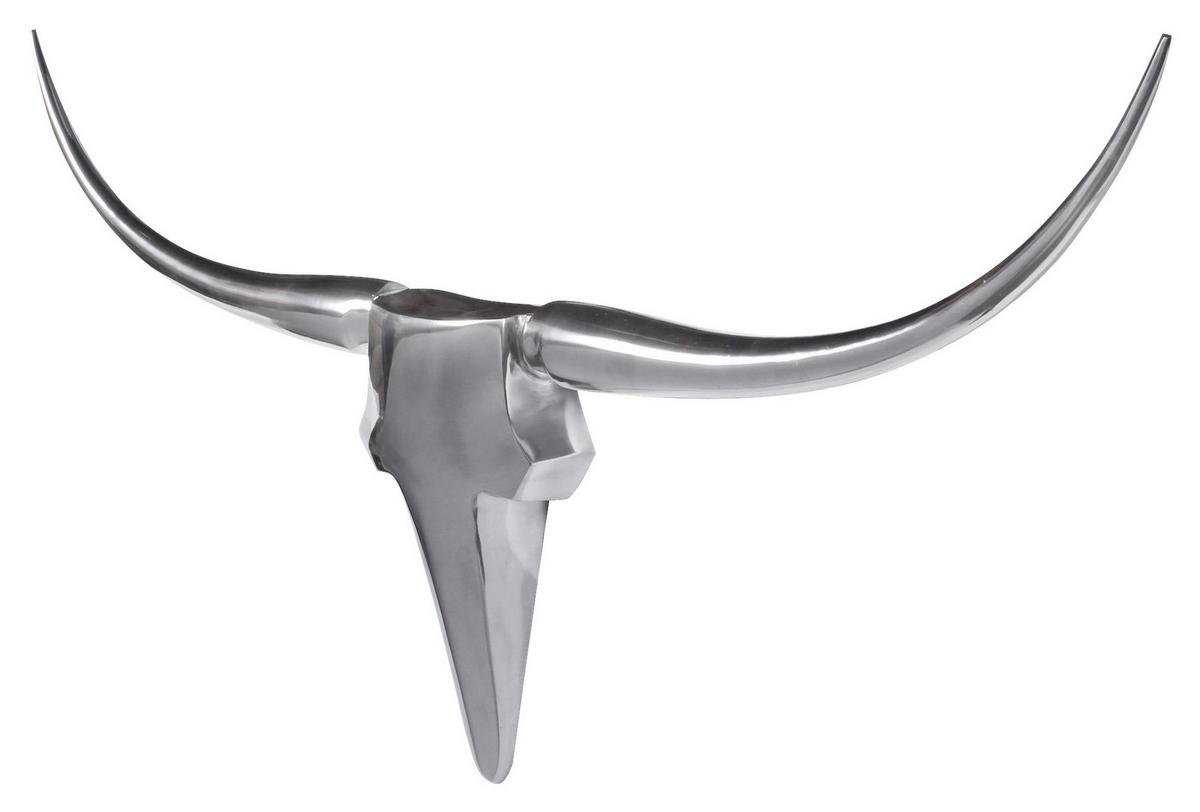 Wanddeko Wohnling Silberfarben - Silberfarben, MODERN, Metall (100/40/6cm) - MID.YOU