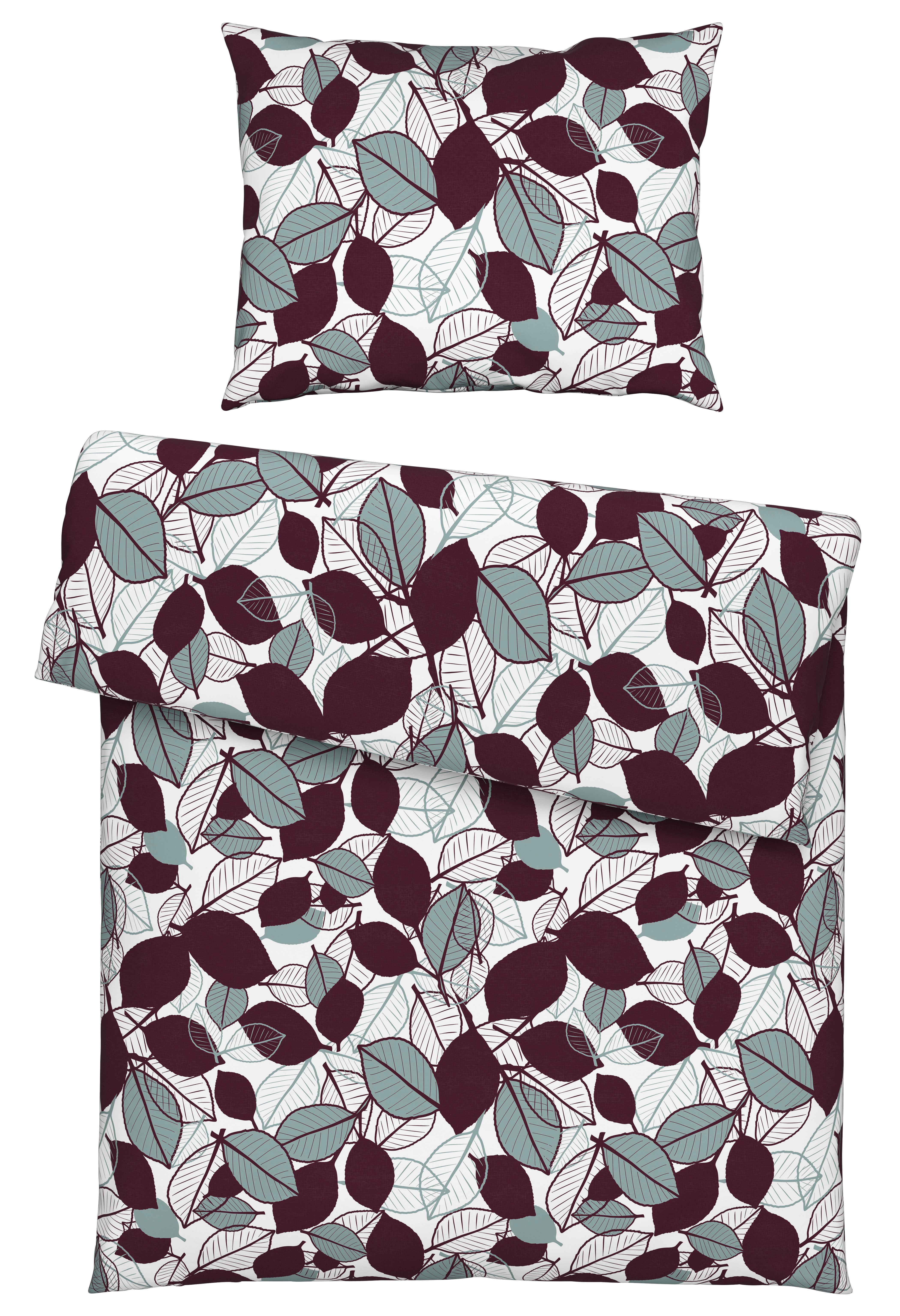 Ágyneműhuzat-garnitúra Blätterwald - többszínű/fehér, Modern, textil (140/200cm) - Modern Living