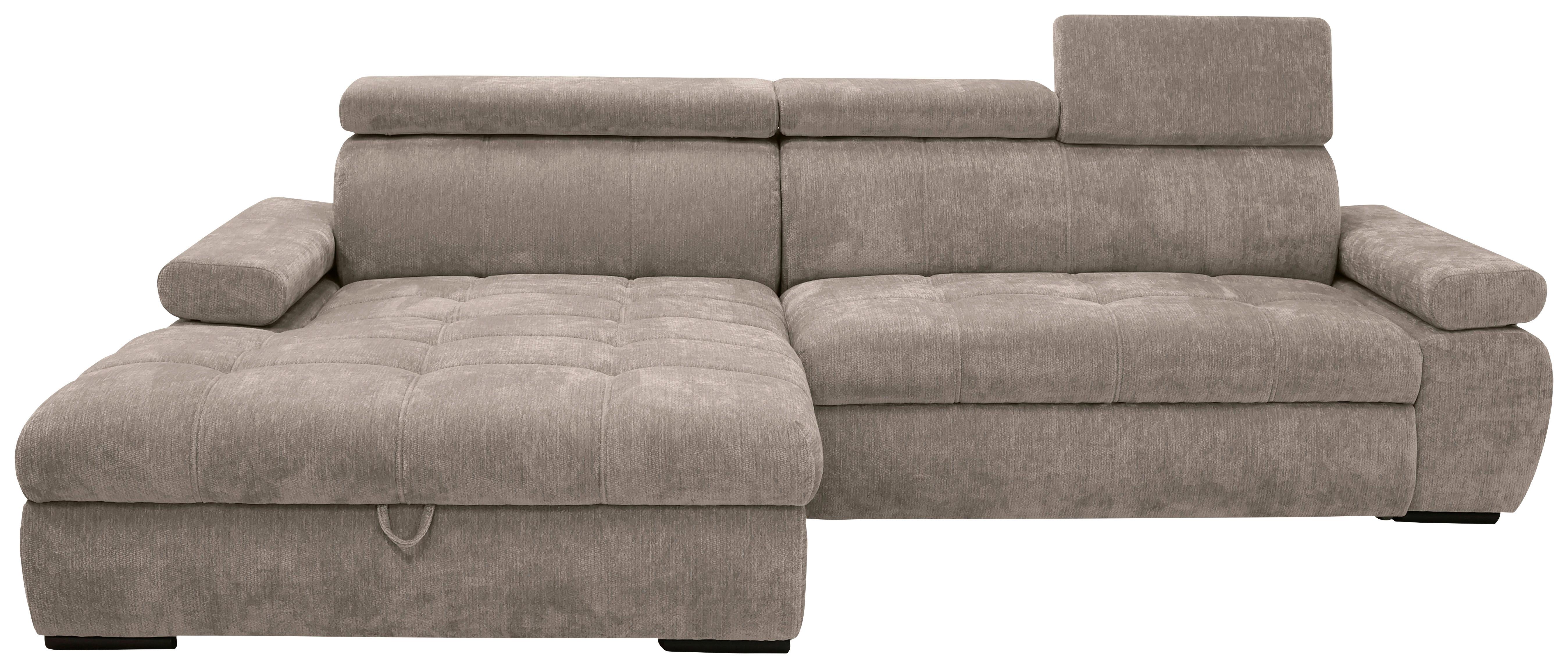 Kutna Garnitura Vegas - crna/taupe, Design, drvo/tekstil (173/294cm) - Modern Living