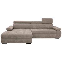 Kutna Garnitura Vegas - crna/taupe, Design, drvo/tekstil (173/294cm) - Modern Living