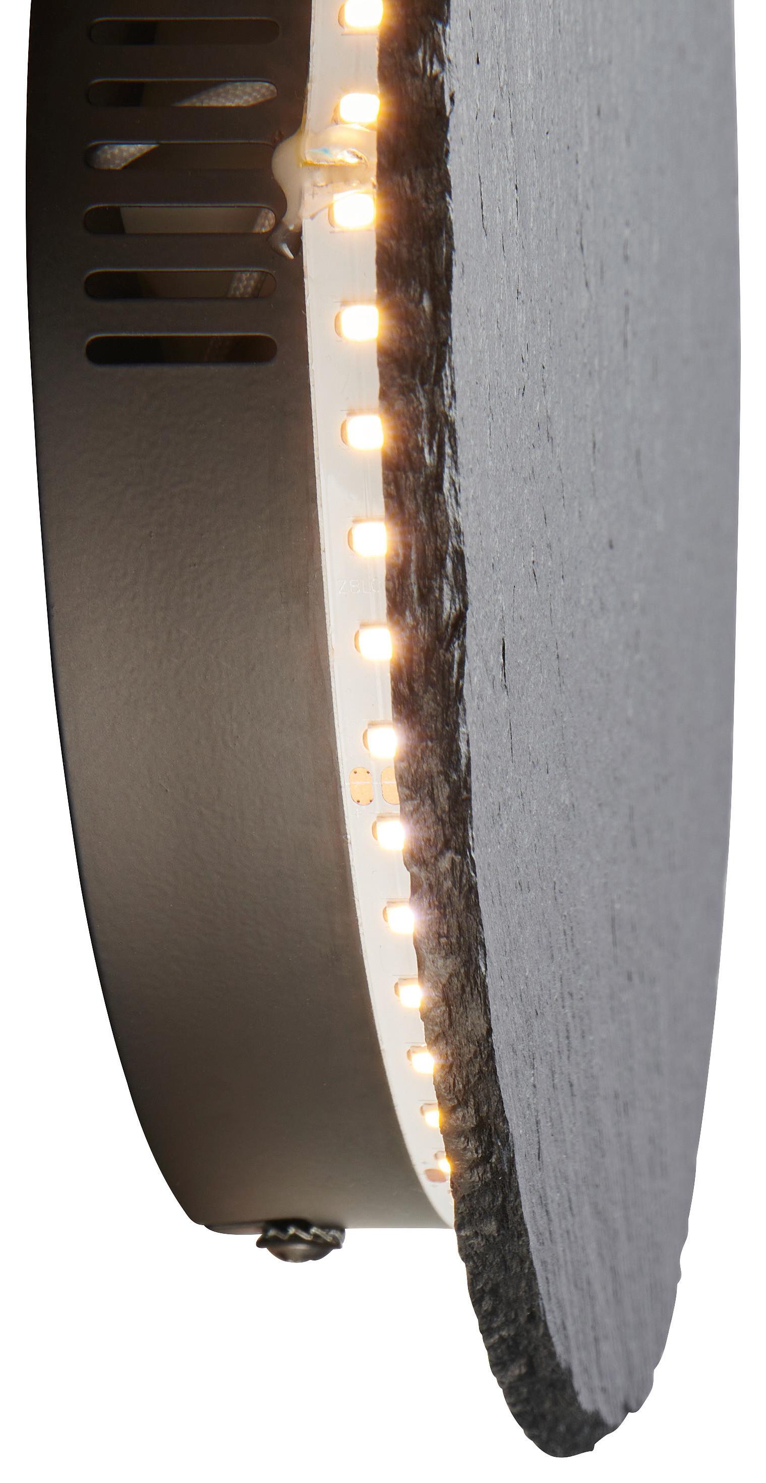 KINKIET LED 224290102 RAVEN - czarny/kolor łupkowy, Basics, kamień (20/8cm) - Trio Leuchten