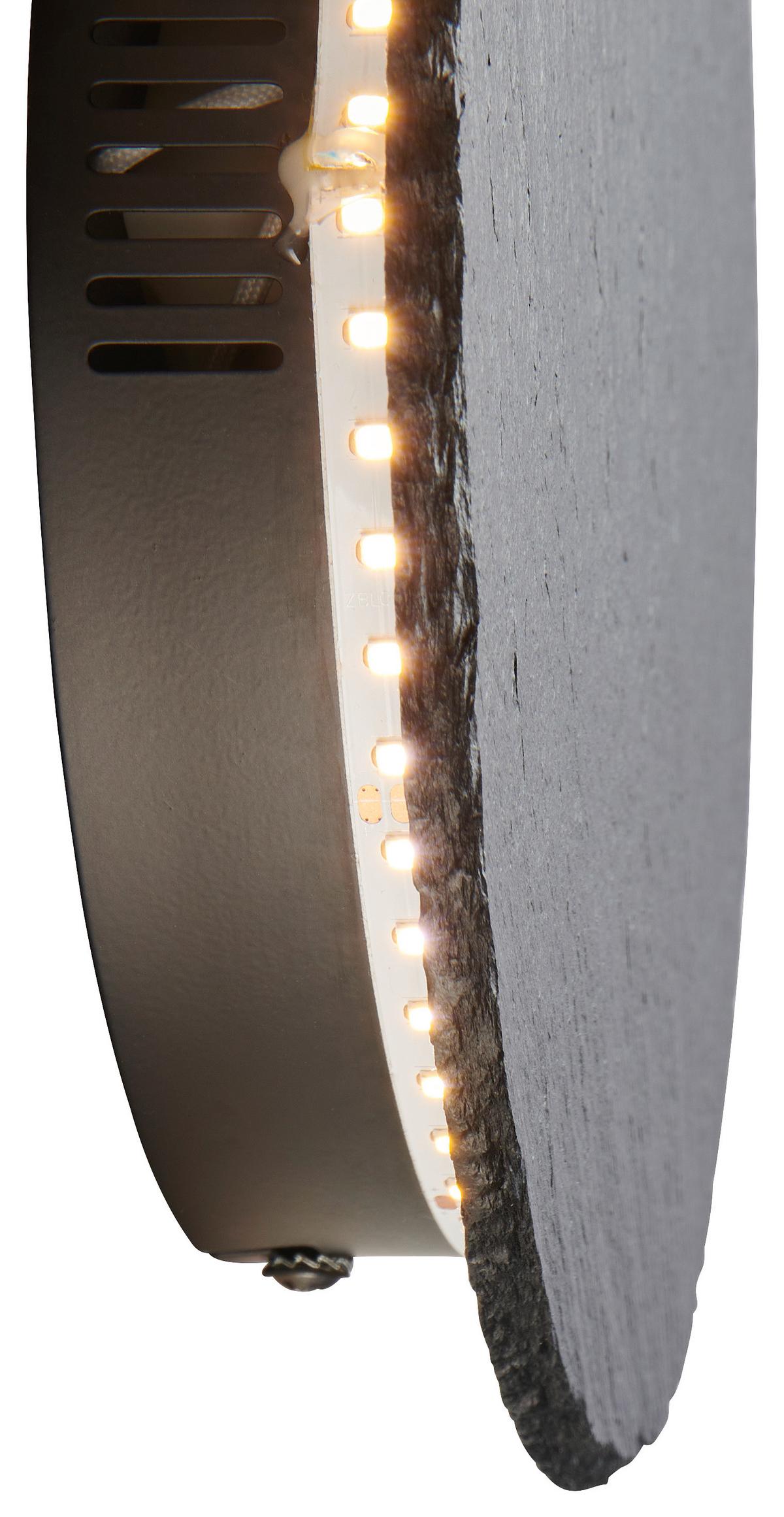 KINKIET LED 224290102 RAVEN - czarny/kolor łupkowy, Basics, kamień (20/8cm) - Trio Leuchten