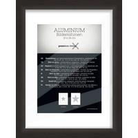 Bilderrahmen Aluminium ca. 21x27cm - Schwarz, Basics, Metall (21,1/27,1/2,2cm) - Premium Living