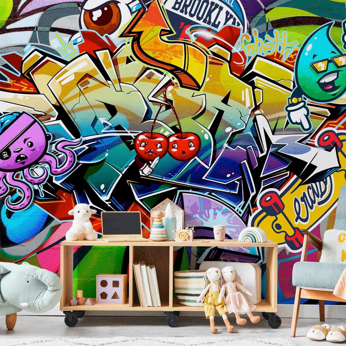 Fototapeta Street Signs, 250x175cm - večbarvno, Trendi, tekstil (250/175cm) - artgeist