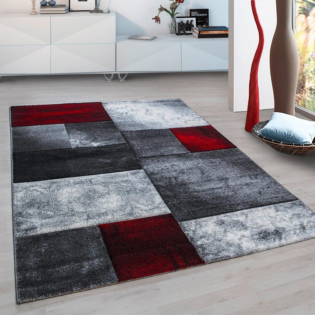 Flachwebeteppich Hawaii Rot ca. 240x340cm - Rot, Design, Textil (240/340cm) - Novel