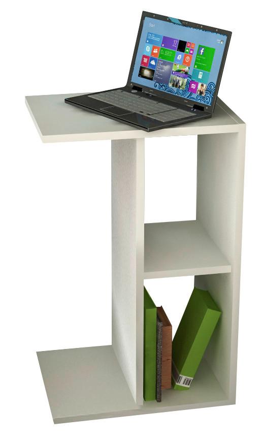 Mizica Nachto, Bela, 63 Cm - bela, Basics, leseni material (40/30/63cm) - MID.YOU