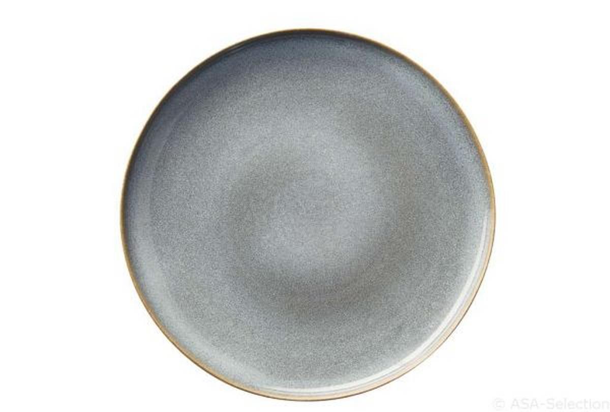 TALERZ DESEROWY 27141118 - szary, Design, kamień (21cm) - ASA