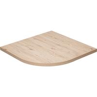 Eckverbindungsplatte in Eichefarben - Eichefarben, Modern, Holz (80/4/80cm) - Mömax