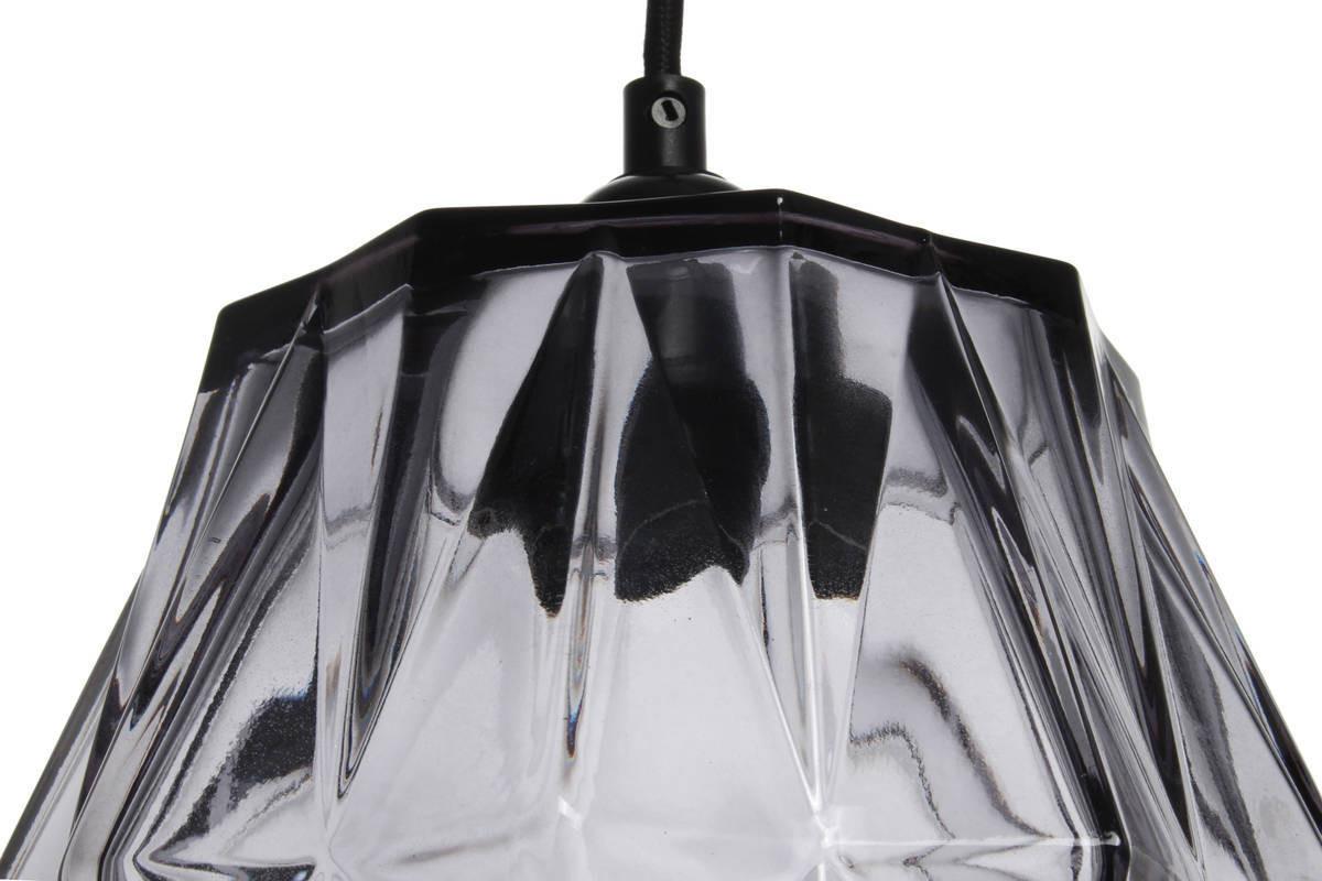 Hängeleuchte Hängelampe Aurea - Grau, Trend, Glas (19/19/19cm) - Kayoom
