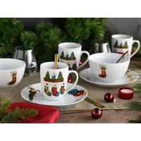 Frühstücksservice Luna Multicolor, 18-teilig - Basics, Keramik (33,5/33,5/33cm) - Creatable