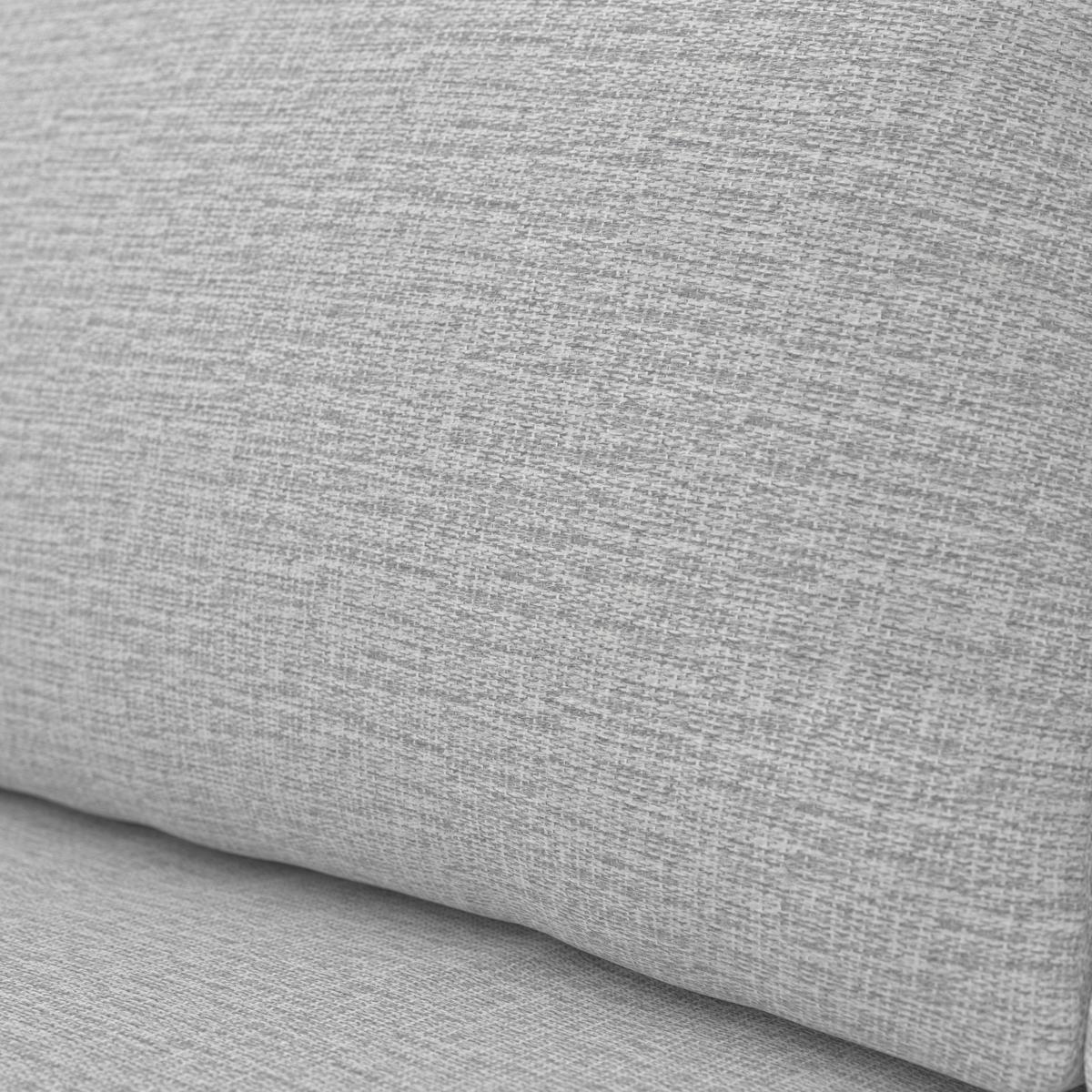 LOUNGEGARNITUR SOFIA - Hellgrau/Naturfarben, Modern, Kunststoff/Textil (221/67/80cm) - Bessagi Garden