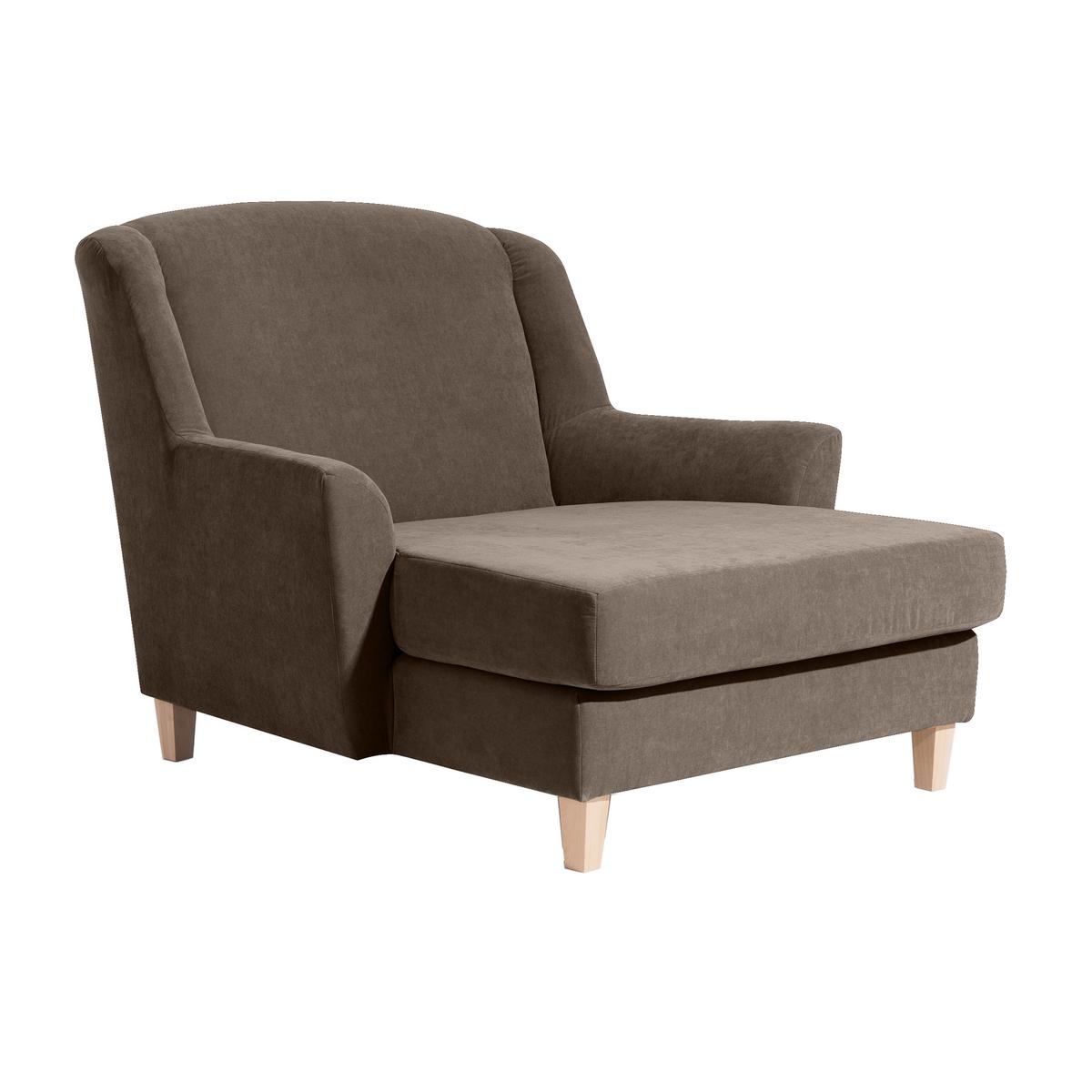 XXL-SESSEL JUDITH - Naturfarben/Sahara, MODERN, Holz/Holzwerkstoff (136/107/142cm) - Max Winzer
