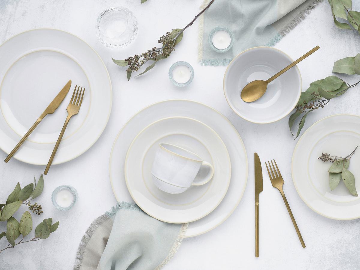 Kombiservice 23670, 12-teilig - Weiß, Basics, Keramik - Creatable