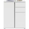 Komoda Bianco - aluminij/bela, Moderno, umetna masa/leseni material (75/95/43cm) - Mömax modern living Komoda Bianco - aluminij/bela, Moderno, umetna masa/leseni material (75/95/43cm) - Mömax modern living