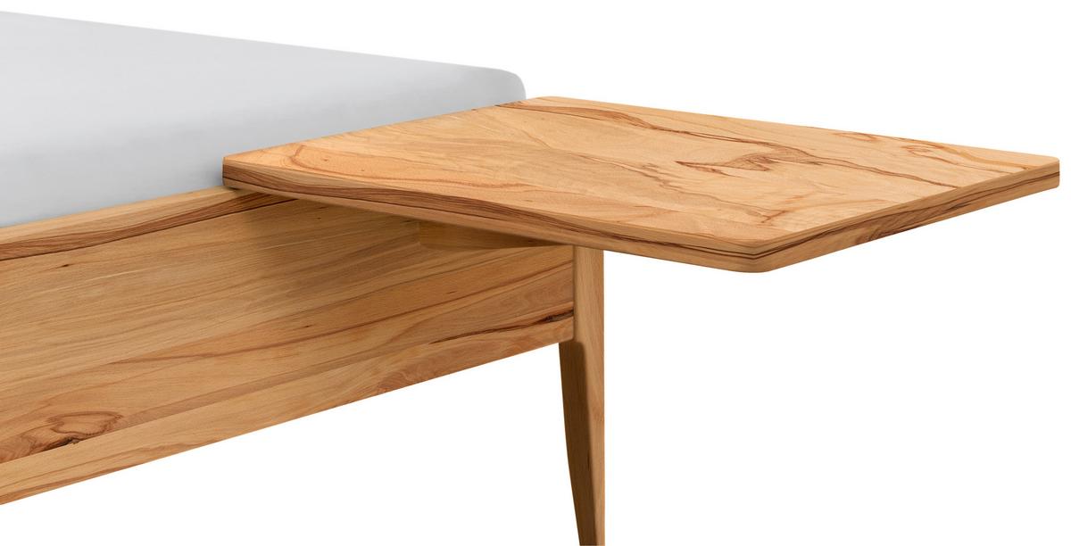 STOLIK NOCNY LOUNGE - kolor bukowy, Design, drewno (48/38/9cm) - Hasena