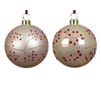 Kuglica Za Bor Pearly, Ø: 8cm - boje sedefa, Basics, plastika (8/8/8cm)