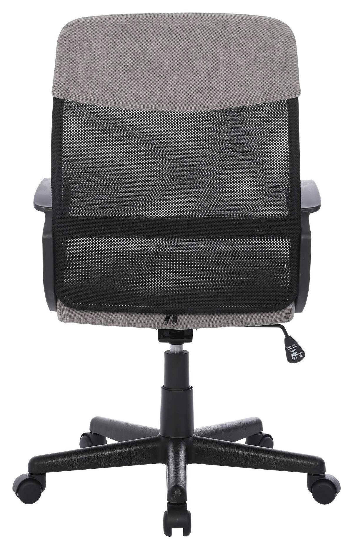 Uredska Stolica Lucas - siva/crna, Moderno, drvo/metal (58/94-104/62cm) - Based