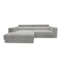 Kutna Garnitura Portland - siva/crna, Moderno, tekstil/plastika (197/78-98/275cm) - Premium Living