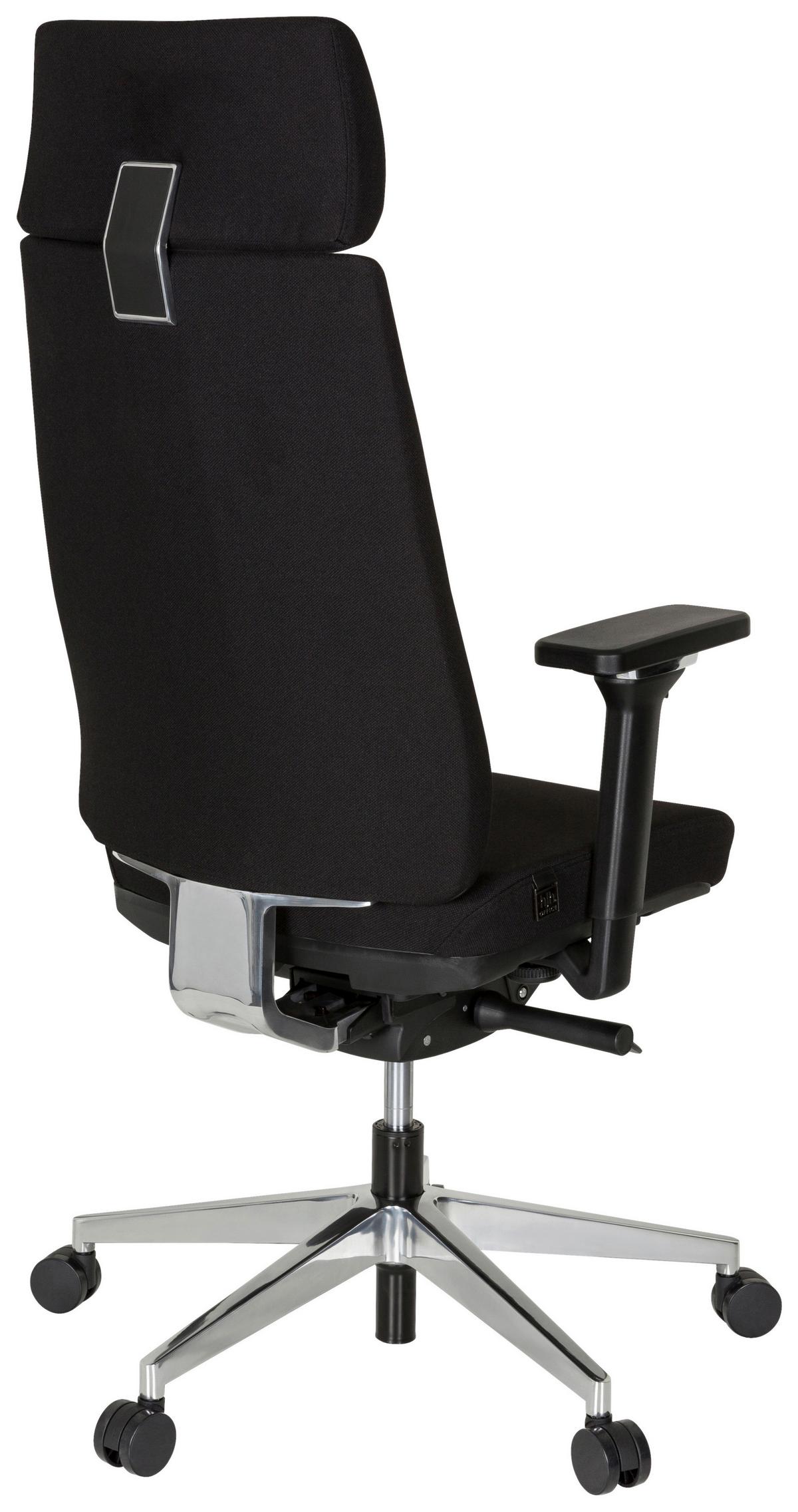 Pisarniški Stol Move-tec Pro 3d, Črna - črna/barve aluminija, Moderno, kovina/umetna masa (71/137/62cm) - MID.YOU