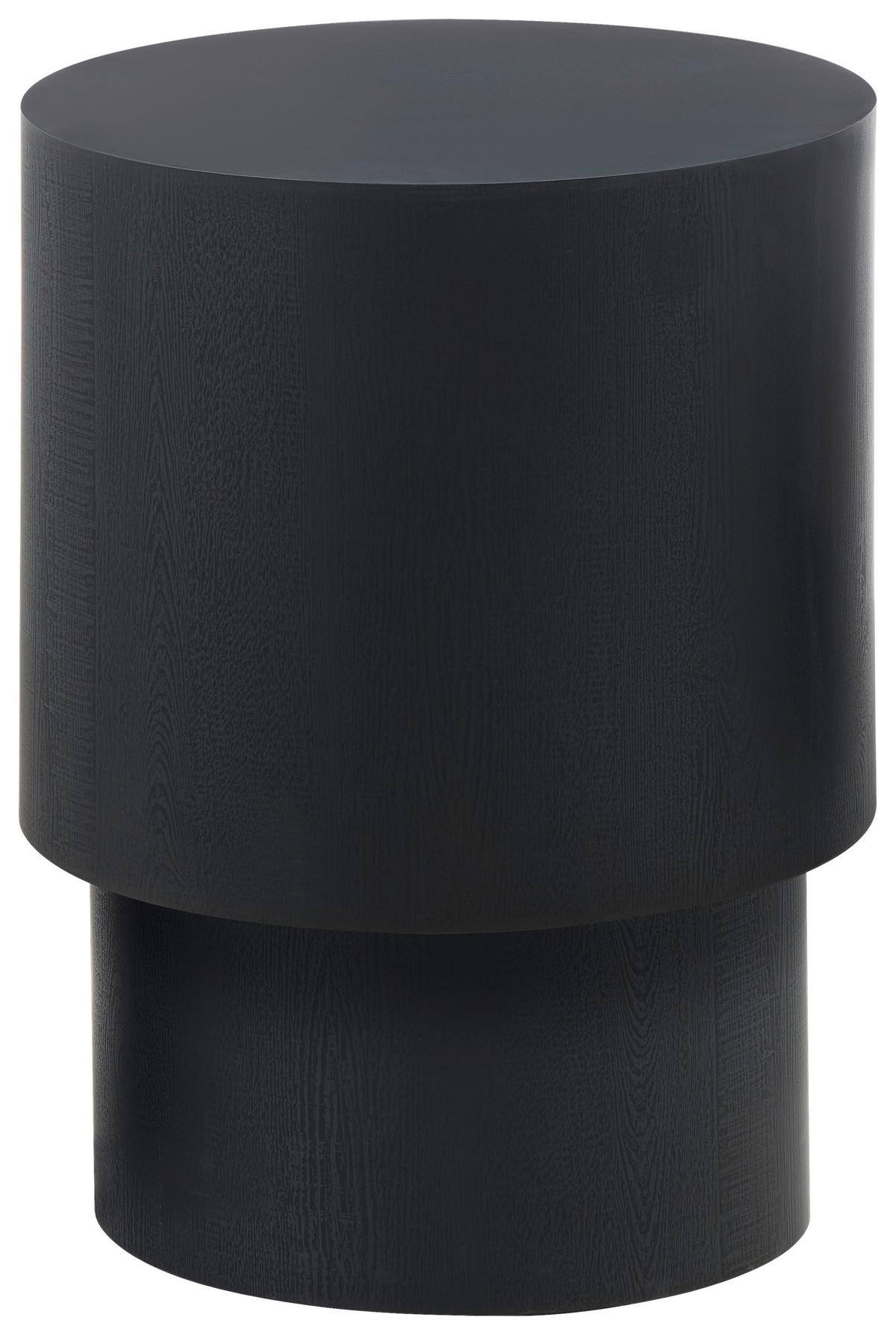 Măsuță de cafea MAYO - negru, Design, material pe bază de lemn (48/38/38/32/48/38cm) - Modern Living