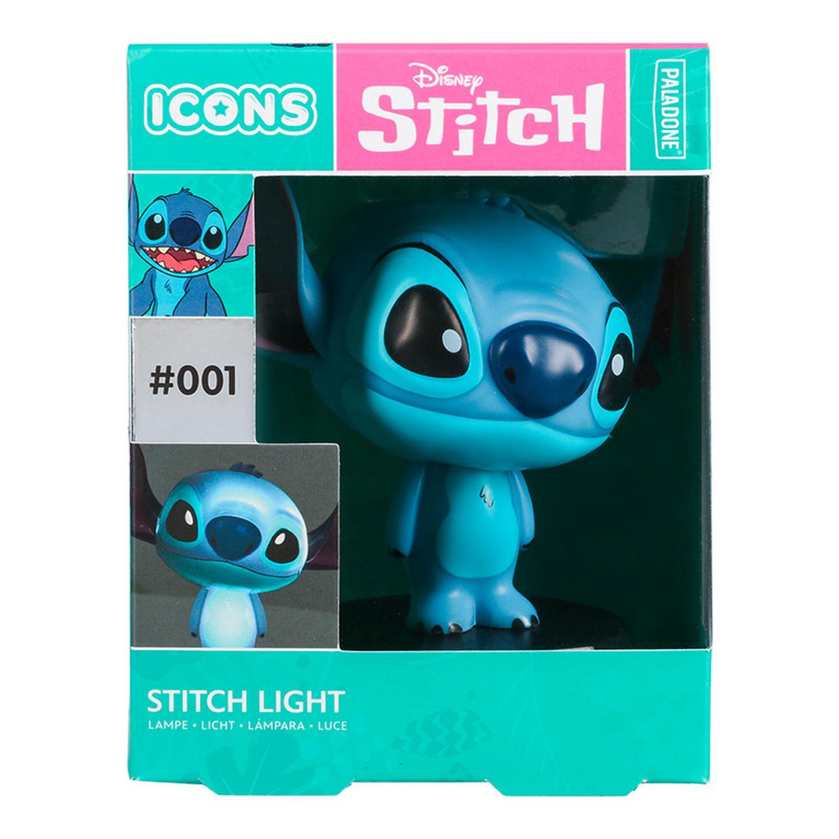 DEKORACJA ŚWIETLNA LED STITCH ICON LIGHT - niebieski/różnokolorowy, Basics, tworzywo sztuczne (7.7/10.8/7.7cm) - Disney