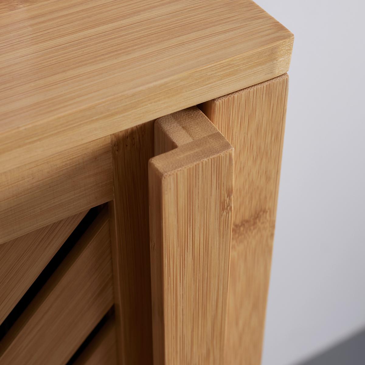Fürdőszobai Kisszekrény Bonny - natúr, Modern, természetes anyagok (35/85/36cm) - Bessagi Home