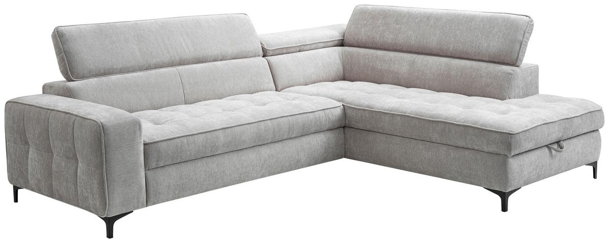 COLțAR TALIA - gri deschis, Basics, textil (251/70-90/203cm) - Modern Living