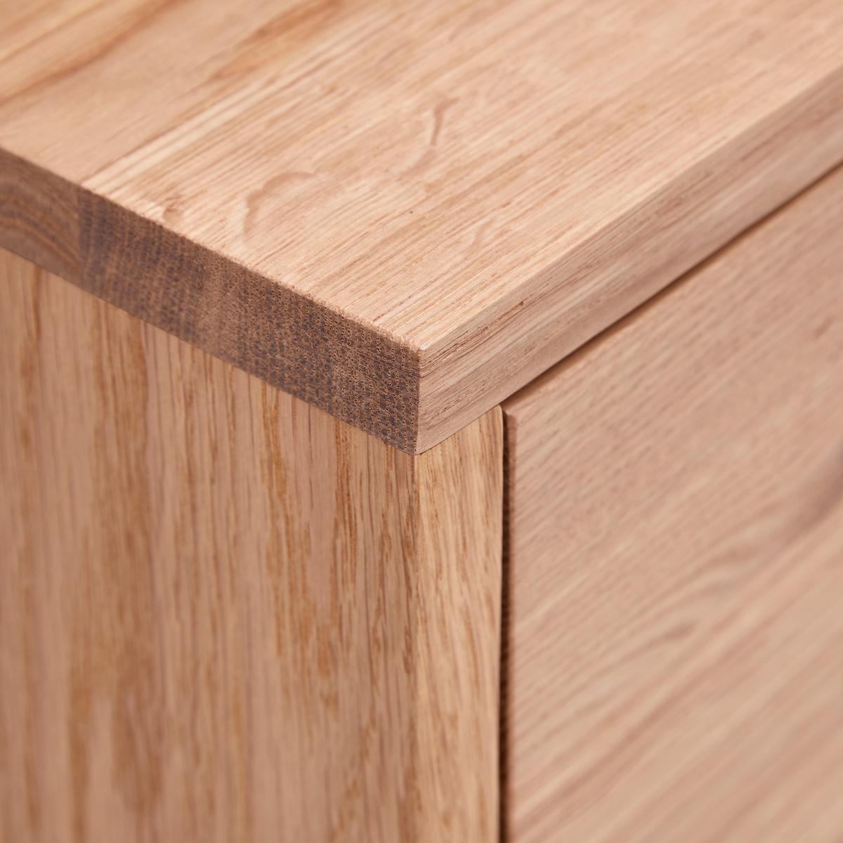 Waschbeckenunterschrank Avanto Eichefarben/Schwarz - Schwarz, Natur, Holz/Metall (64/61/35cm) - ecoTree
