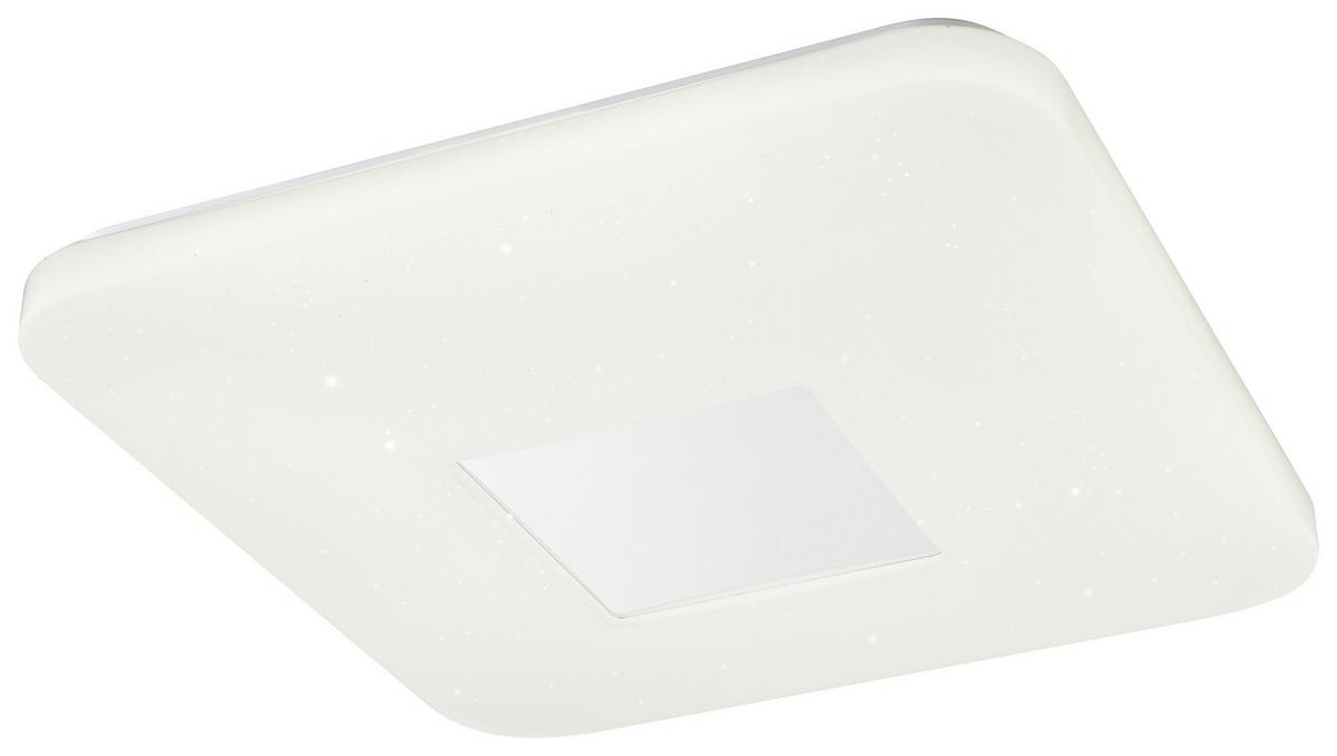 LAMPA SUFITOWA LED BETTY - biały, Modern, tworzywo sztuczne/metal (43,5/43,5/6,5cm) - Modern Living