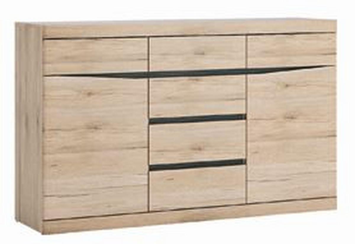 Komoda Summer, Barva Hrasta - Moderno, umetna masa/leseni material (150/92/40cm) - Modern Living