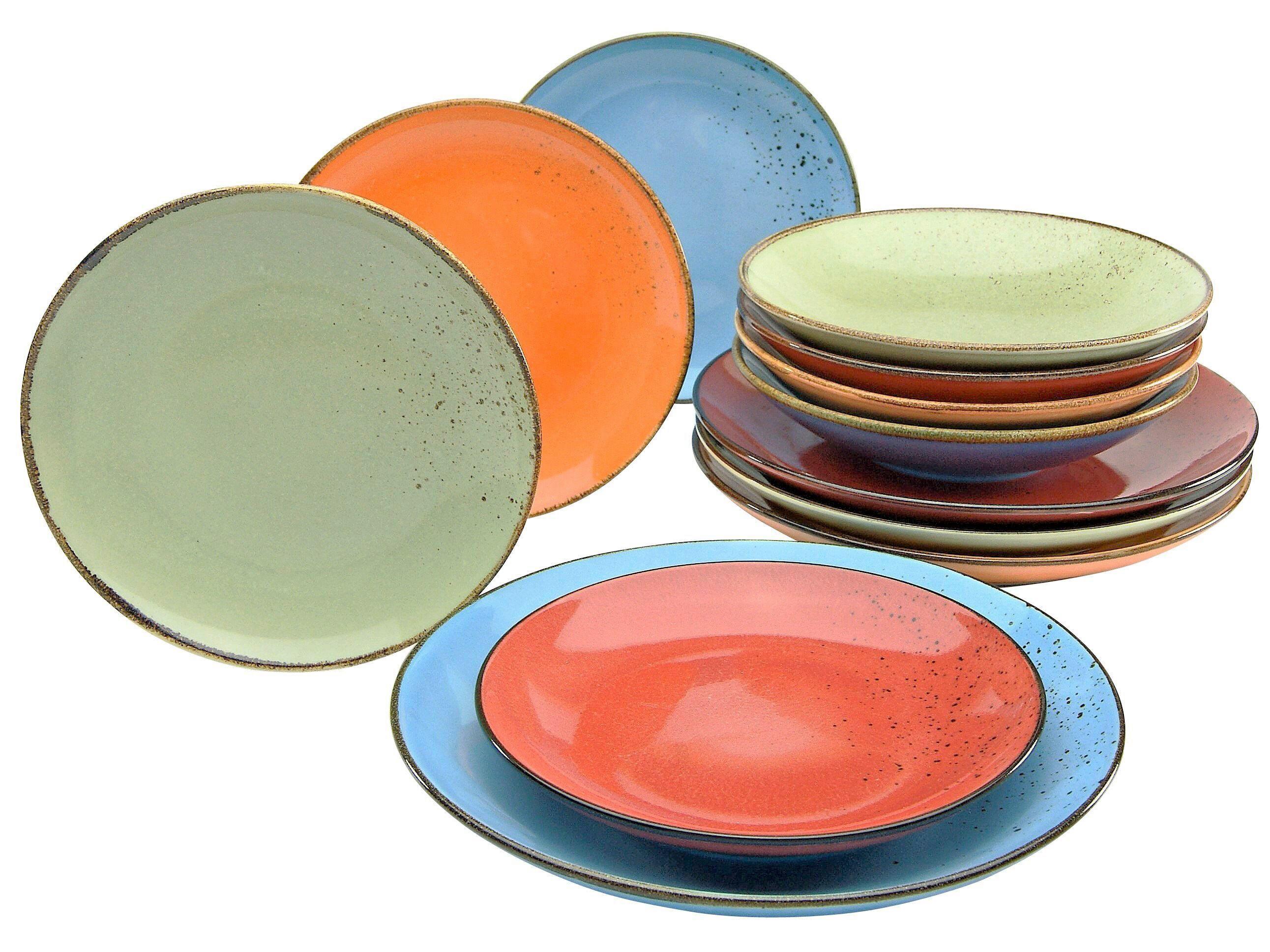 Kombiservice 20964, 12-teilig - Multicolor, Basics, Keramik - Creatable