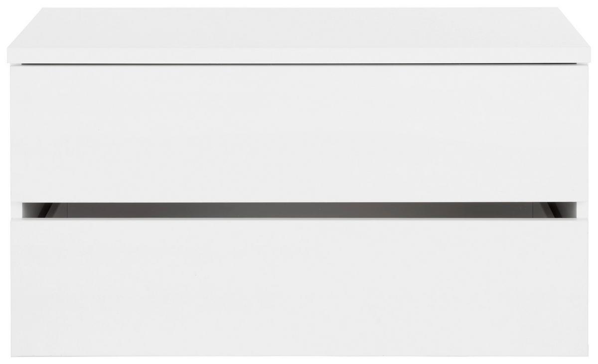 Schubkasteneinsatz in Weiss - Weiss, Holzwerkstoff (79/44/40cm) - Premium Living