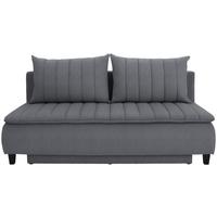 Canapea Boxspring MARINO - gri închis, Modern, textil (208/102/96cm) - Luca Bessoni