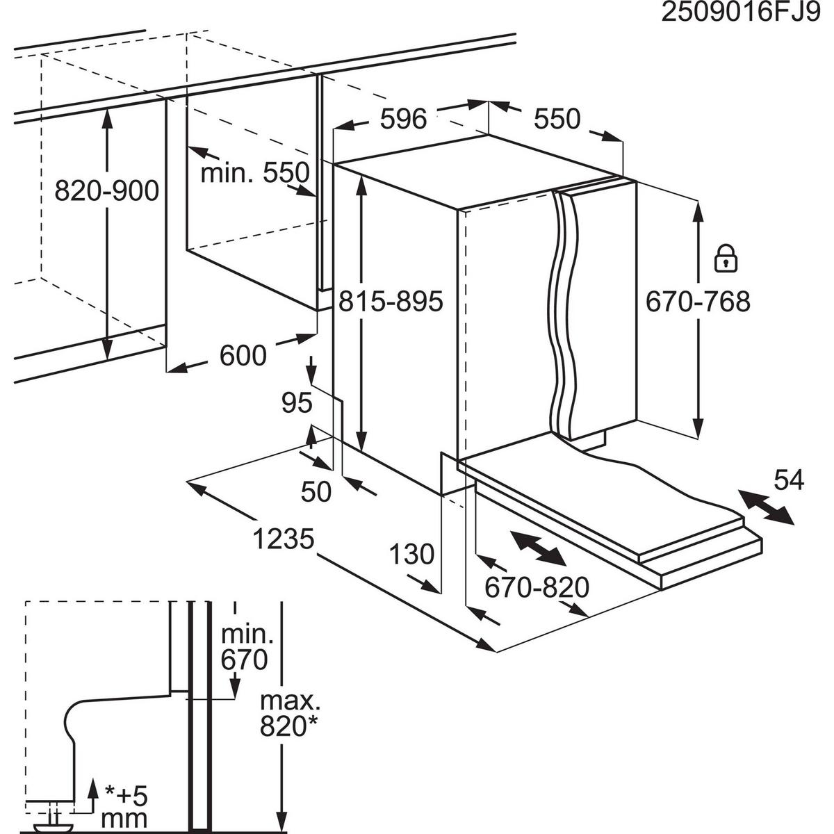 Geschirrspüler GN870BT - Natur, Metall (59,6/81,5/55cm) - AEG