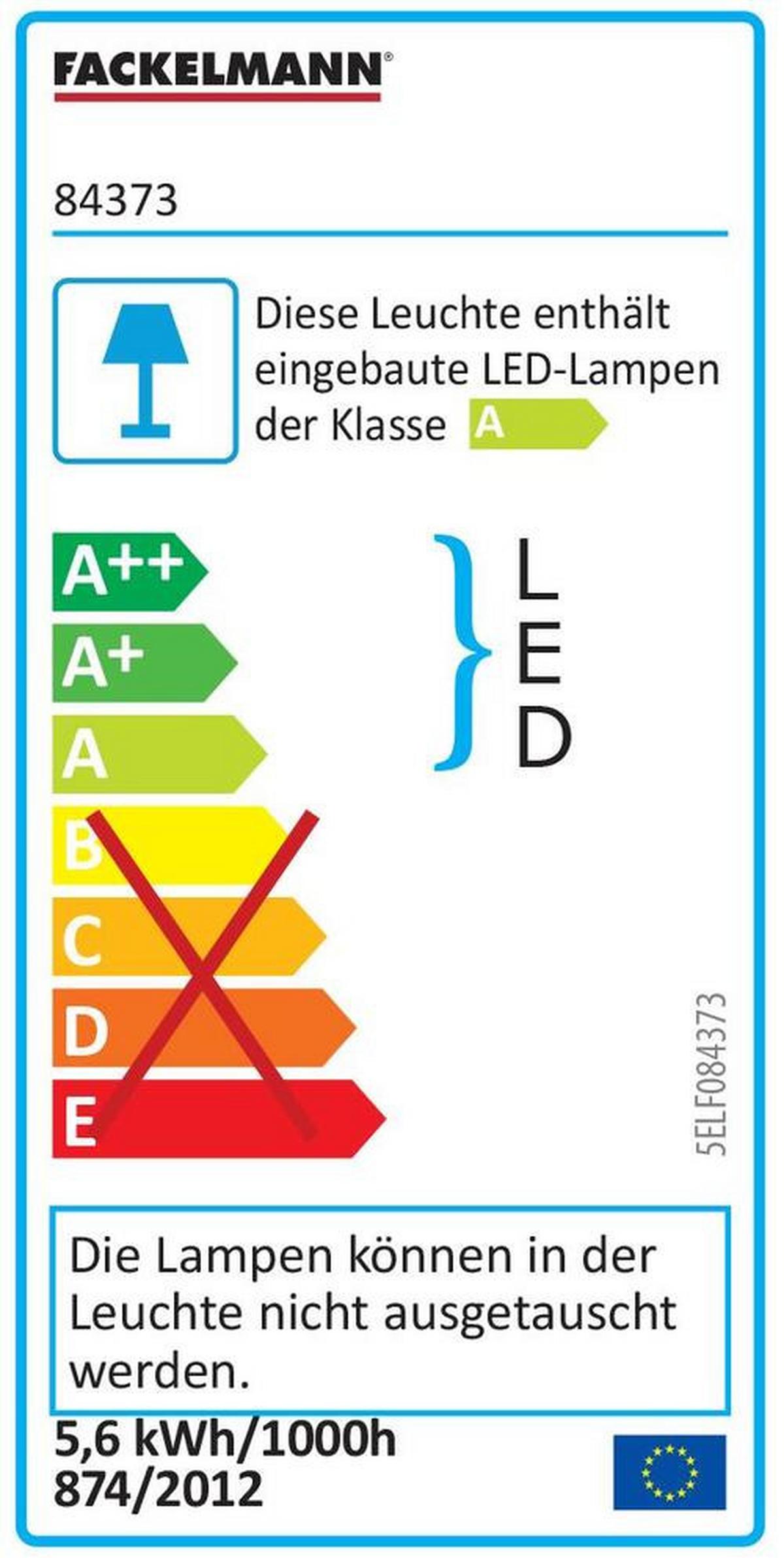 Aufbauleuchte Chromfarben LED - Chromfarben, Basics, Metall (30/4/12,5cm) - MID.YOU