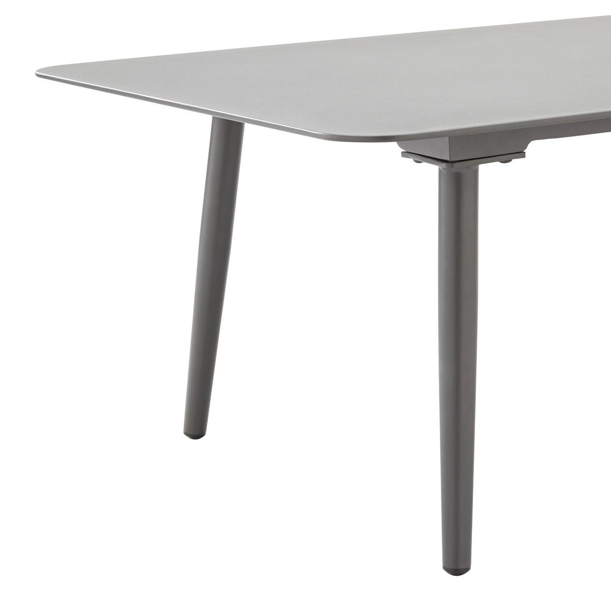Garnitură grădină Mila - gri închis, Modern, metal/textil (236/69/70cm) - Bessagi Garden