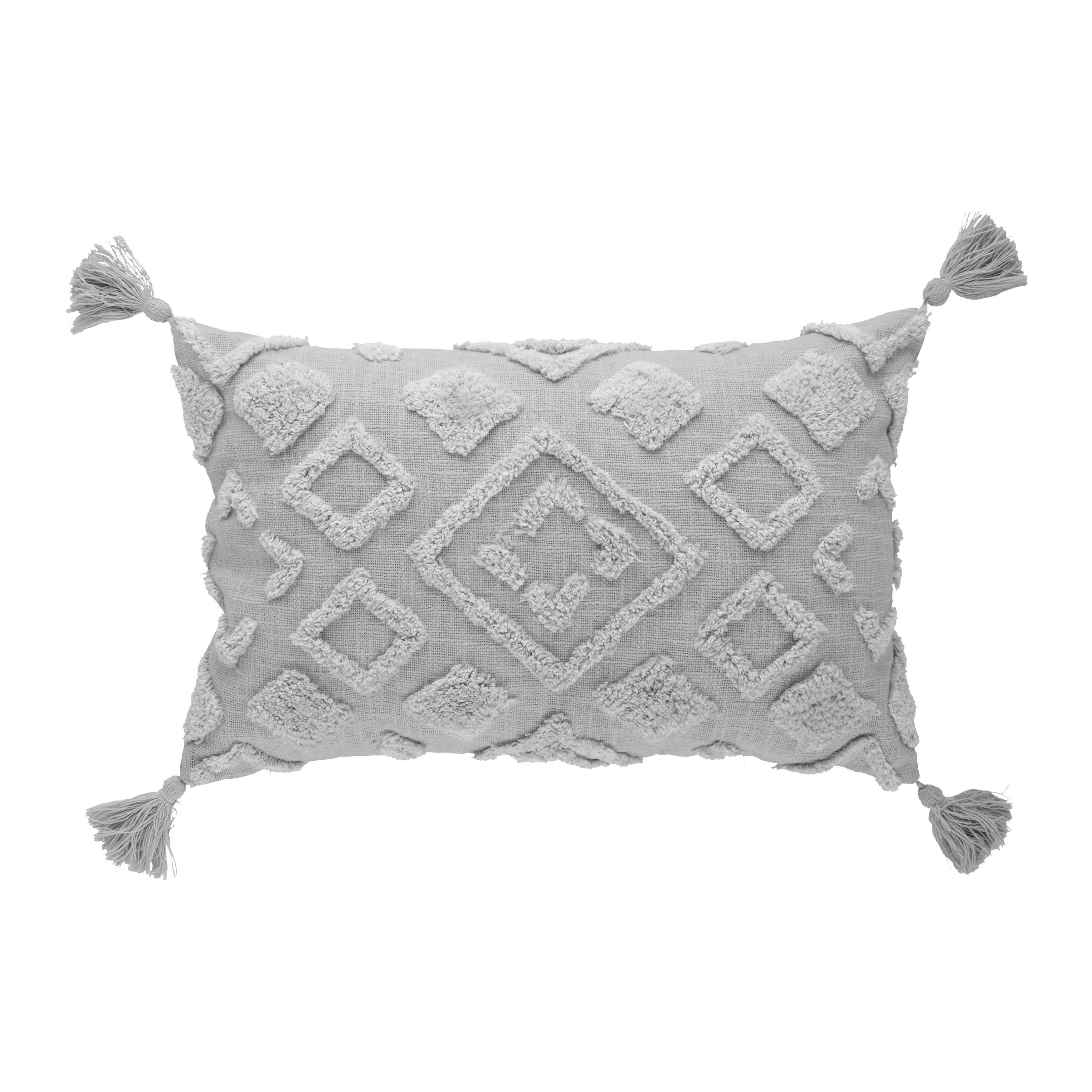 Zierkissen Ibiza Pastellblau ca. 60x40cm - Pastellblau, MODERN, Textil (40/60cm) - Mömax