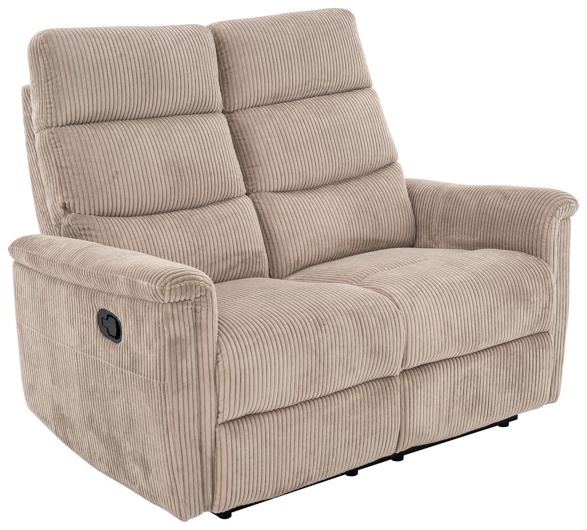 Dvosed Xeno, Dvetlo Rjava - svetlo rjava/črna, Design, kovina/umetna masa (131/108/89cm) - Livetastic