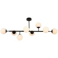 LAMPA SUFITOWA GISELLE - biały, Trend, metal/szkło (124/40/50cm) - Novel