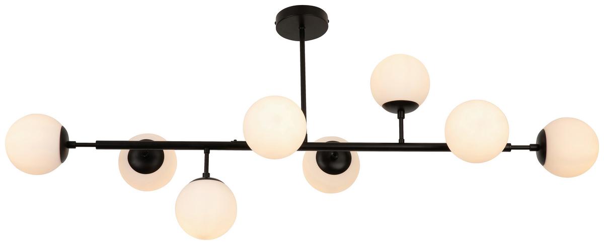 LAMPA SUFITOWA GISELLE - biały, Trend, metal/szkło (124/40/50cm) - Novel