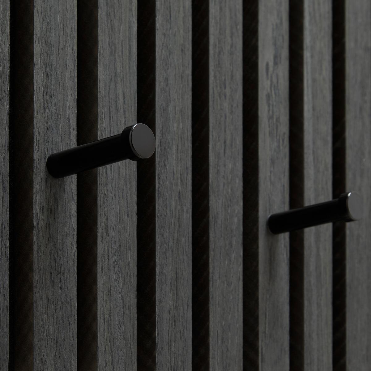 Garderobenleiste Grace Grau - Grau, MODERN, Holzwerkstoff/Textil (60/30/7,5cm) - Mömax