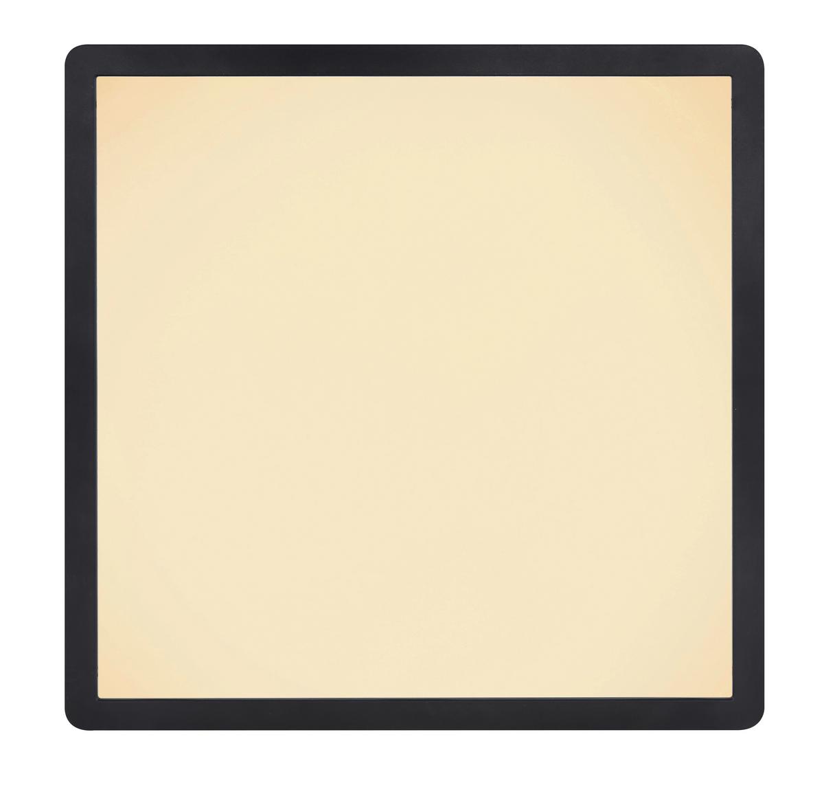 Stropna Led-svetilka Sapana, S Sijalko - črna/bela, Basics, umetna masa (29,4/29,4/2,5cm) - Globo