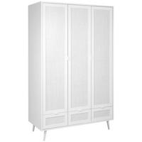 Omara Za Oblačila Dili, Bela, 120 Cm - bela, Basics, umetna masa/leseni material (120/195/55cm) - MID.YOU