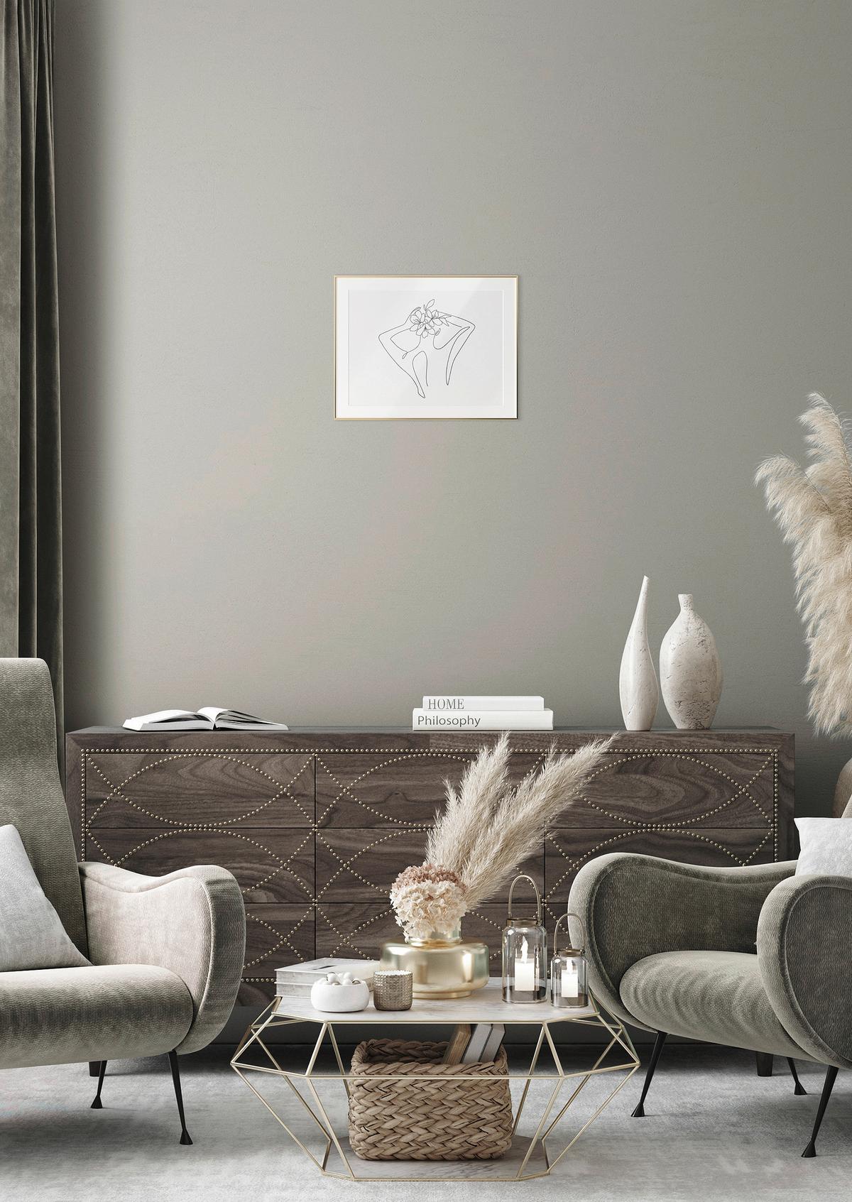Poster Vincent - večbarvno, papir (30/40cm) - Modern Living