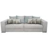 Mega Sofa Rose - svijetlo siva/boje kroma, Moderno, tekstil/plastika (262/85/111cm) - Modern Living
