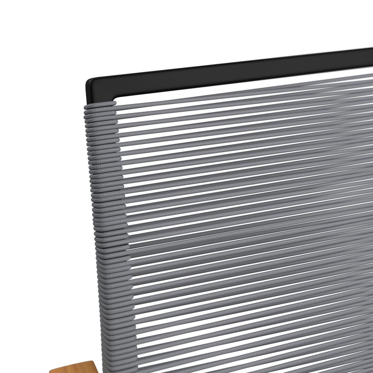 Kerti Karosszék Szett Párnával Momo 2db/szett - világosszürke/natúr színű, Modern, műanyag/textil (57/82/64cm) - Bessagi Garden